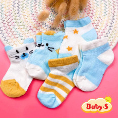Set 5 đôi tất lưới cổ thấp cho bé trai và bé gái từ 0-2 tuổi chất cotton lưới thông thoáng nhẹ nhàng đủ họa tiết và màu sắc xinh xắn Baby-S – ST002