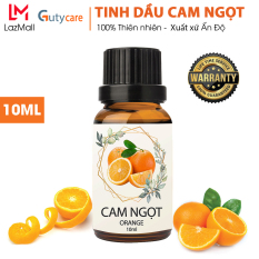 Tinh dầu cam ngọt đuổi muỗi GUTY Oils nguyên chất dùng cho đèn xông tinh dầu, xông phòng, đuổi côn trùng, tinh dau khử mùi làm thơm phòng tự nhiên, giảm stress, thư giãn, chăm sóc da, kháng khuẩn, giảm đau – Lọ 10 ml – Guty Care