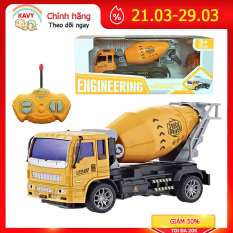 Đồ chơi điều khiển từ xa xe trộn bê tông, độ bền cao chống va đập,nhựa nguyên sinh an toàn – KAVY
