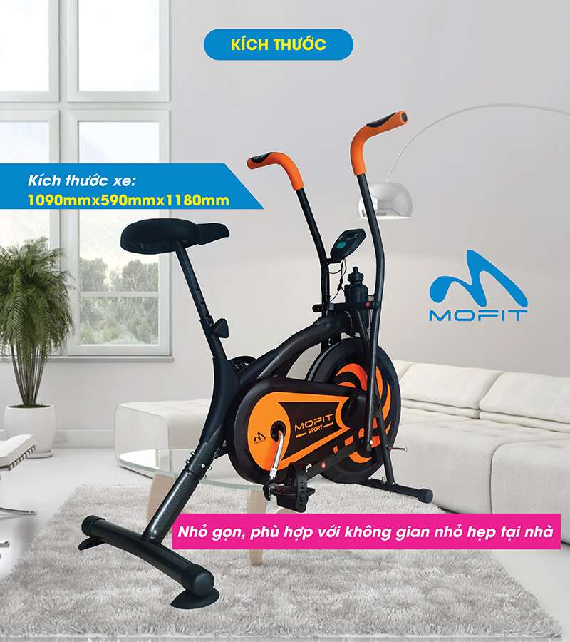 Xe đạp tập GYM MOFIT MO 2060, Hàng chính hãng, Bảo hành 12 tháng