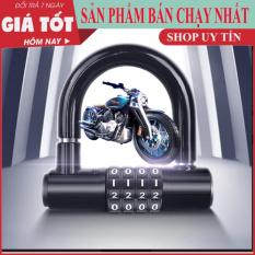 [ GIẢM GIÁ CỰC SỐC] Khóa chống trộm, Ổ khóa chữ U, khóa số, khóa chống trộm xe máy, chất liệu thép chống gỉ cao cấp