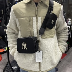 Túi đeo chéo nam nữ unisex MLB Mono (combo kèm túi nhỏ) VNXK (trơn) – SR SARO