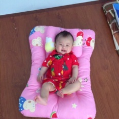 Bộ nệm gối cho bé sơ sinh ( Ngang 57cm dài 78cm.,Dày 10cm )