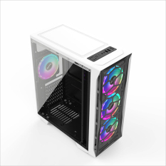 Thùng máy tính Case VSP KA – 190 Trắng Gaming kính cường lực