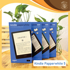 NEW 100% | Máy đọc sách Kindle Paperwhite Gen 5 (11th) Kindle PPW5 màn hình 6.8inch 300PPI, có đèn vàng warmlight