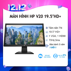[Voucher Giảm 10% Đơn 500K] Màn hình máy tính LCD HP V20 1H849AA 19.5″HD+ 1600×900/TN/70HZ/5MS (Đen) – Hàng chính hãng new 100%