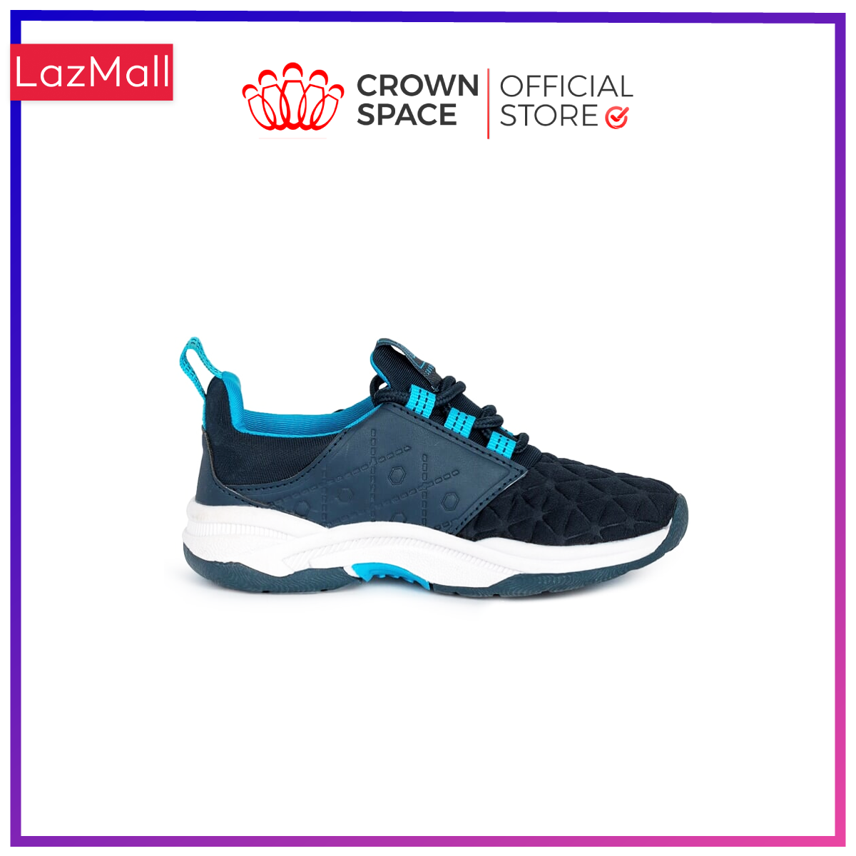 Giày Thể Thao Bé Trai Bé Gái Đi Học Siêu Nhẹ Êm Crown Space UK Sport Shoes CRUK8020 Trẻ em Cao Cấp Size 28-35/2-14 tuổi