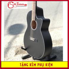 Đàn guitar Acoustic GV650124 kèm quà tặng: Bào đựng đàn + Giáo trình học đàn + Pick gãy + Dây đàn sơ cua + Bảo hành 1 năm