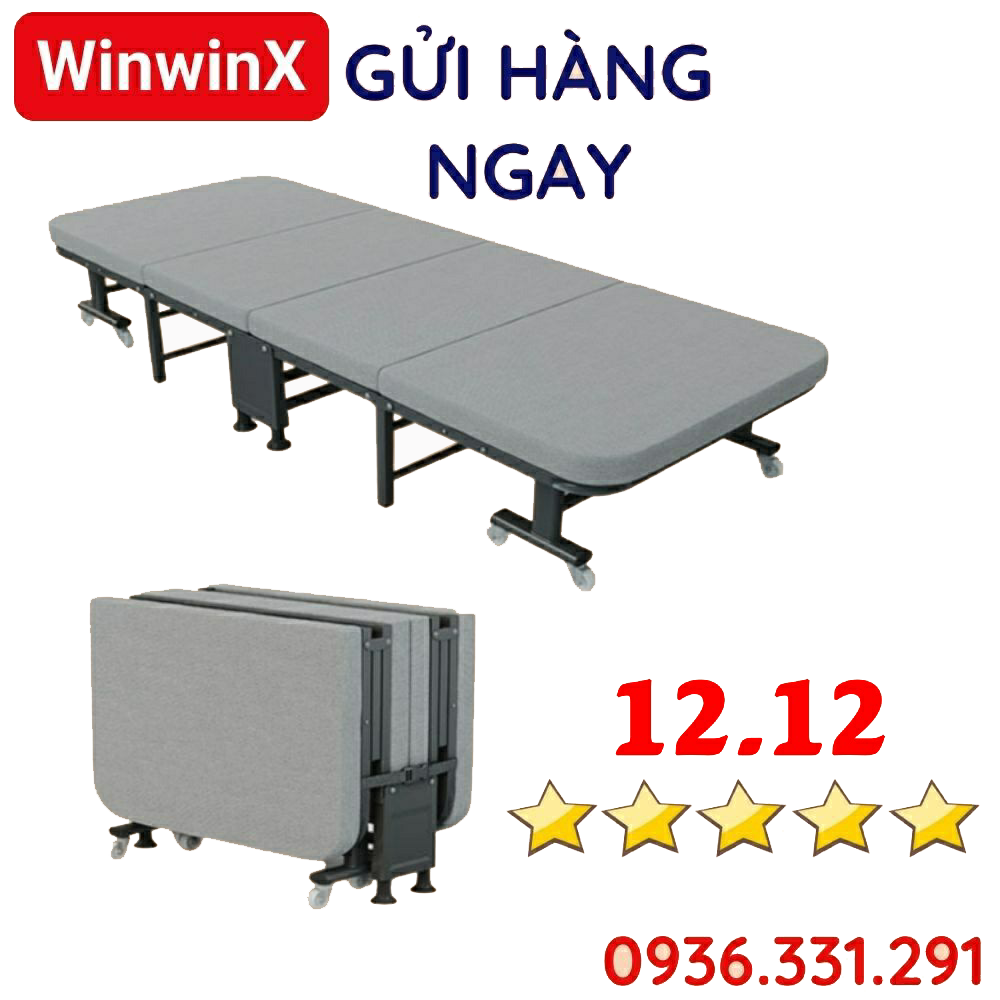 Giường gấp gọn chống ồn chắc chắn cho dân văn phòng ngủ trưa, giường gấp đa năng thông minh giá...