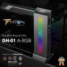 Giá đỡ VGA DeepCool GH-01 ARGB – Chắc chắn, chống xệ hiệu quả, hiệu ứng LED Addressable RGB rainbow tuyệt đẹp