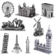Đồ chơi lắp ghép mô hình 3D công trình nổi tiếng bằng thép