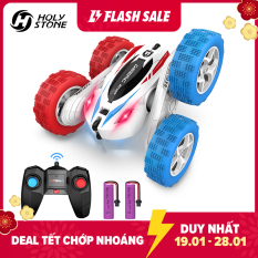 Xe đua đồ chơi trẻ em DEERC DE38 siêu tốc độ điều khiển từ xa 2.4G xoay và nhào lộn 360° có kèm pin dự phòng – INTL