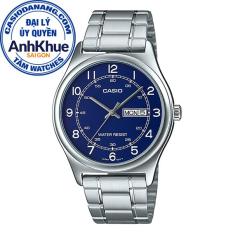 Đồng hồ nam dây kim loại Casio Standard Anh Khuê MTP-V006D-2BUDF