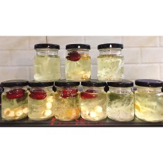 Hũ, lọ thuỷ tinh làm sữa chua, chưng yến, đựng bột nắp thiếc 75ml (70ml) – màu nắp ngẫu nhiên