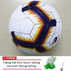 Quả bóng đá tiêu chuẩn số 5 mẫu ngoại hạng 2019 (Tặng kèm kim bơm và túi lưới)