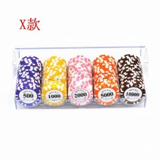 100 yards of Dezhou poker 0235 clay abrasive chips acrylic suit – intl