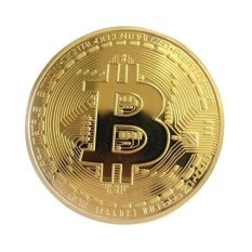2X (Hai) Bộ Sưu Tập Đồng Xu Bitcoin Mạ Vàng BTC Coin Làm Quà Tặng – Quốc Tế