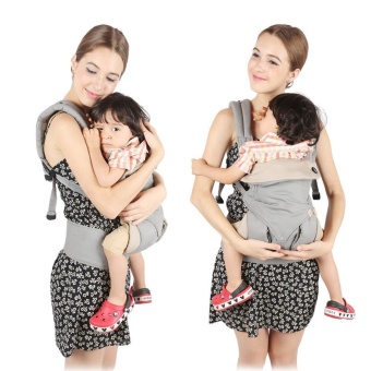 360 Đai Địu Em Bé Bốn Tư Thế Đa Chức Năng Đai Cotton (Màu Xám) -Quốc Tế June 2018 - 3 360 Đai Địu Em Bé Bốn Tư Thế Đa Chức Năng Đai Cotton (Màu xám) -Quốc tế - 3