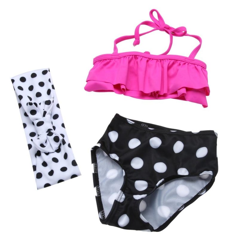 Nơi bán 3pcs Kids Girls Swimwear Summer Bathing Swimming Suit Outfit Set - intl
