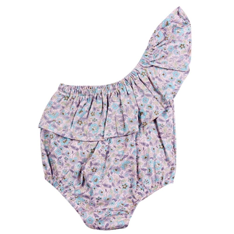 Nơi bán Baby Girl Romper Spring Summer Short Sleeve One-piece Jumpsuit Beachwear - intl