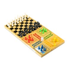 Bàn cờ 2 trong 1 nhỏ cá ngựa quốc tế