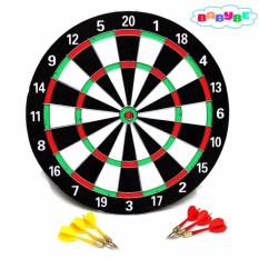 Bảng Phi Tiêu Chân Kim 2 Mặt 15 inch ( Bộ 6 Phi Tiêu) Babybe