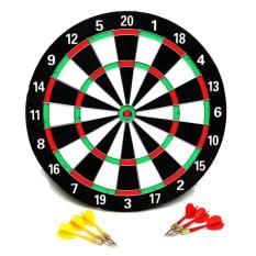 Bảng phi tiêu chân kim 2 mặt 17 inch bộ 6 phi tiêu