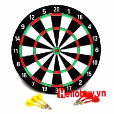 Bảng Phóng Phi Tiêu 2 Mặt 45cm 6 Phi Tiêu Loại Lớn
