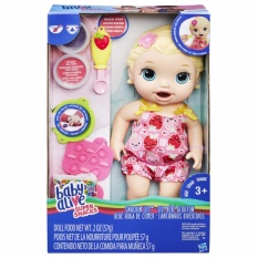 Bé Lily tập ăn dặm Baby Alive C2697