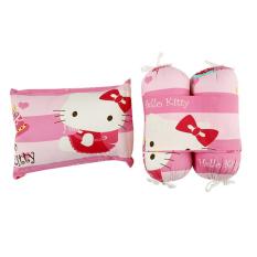 Bộ 02 Gối Chặn + 1 Gối Nằm Đinh Lăng Hút Mồ Hôi Cho Bé Gái( ngẫu nhiên)