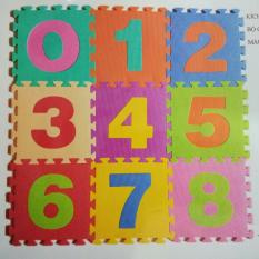 Bộ 10 Miếng Thảm Xốp Mềm Lót Sàn Bộ Số Đếm cho Bé