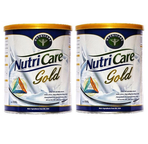 Bộ 2 hộp sữa bột NUTRICARE Gold _900g