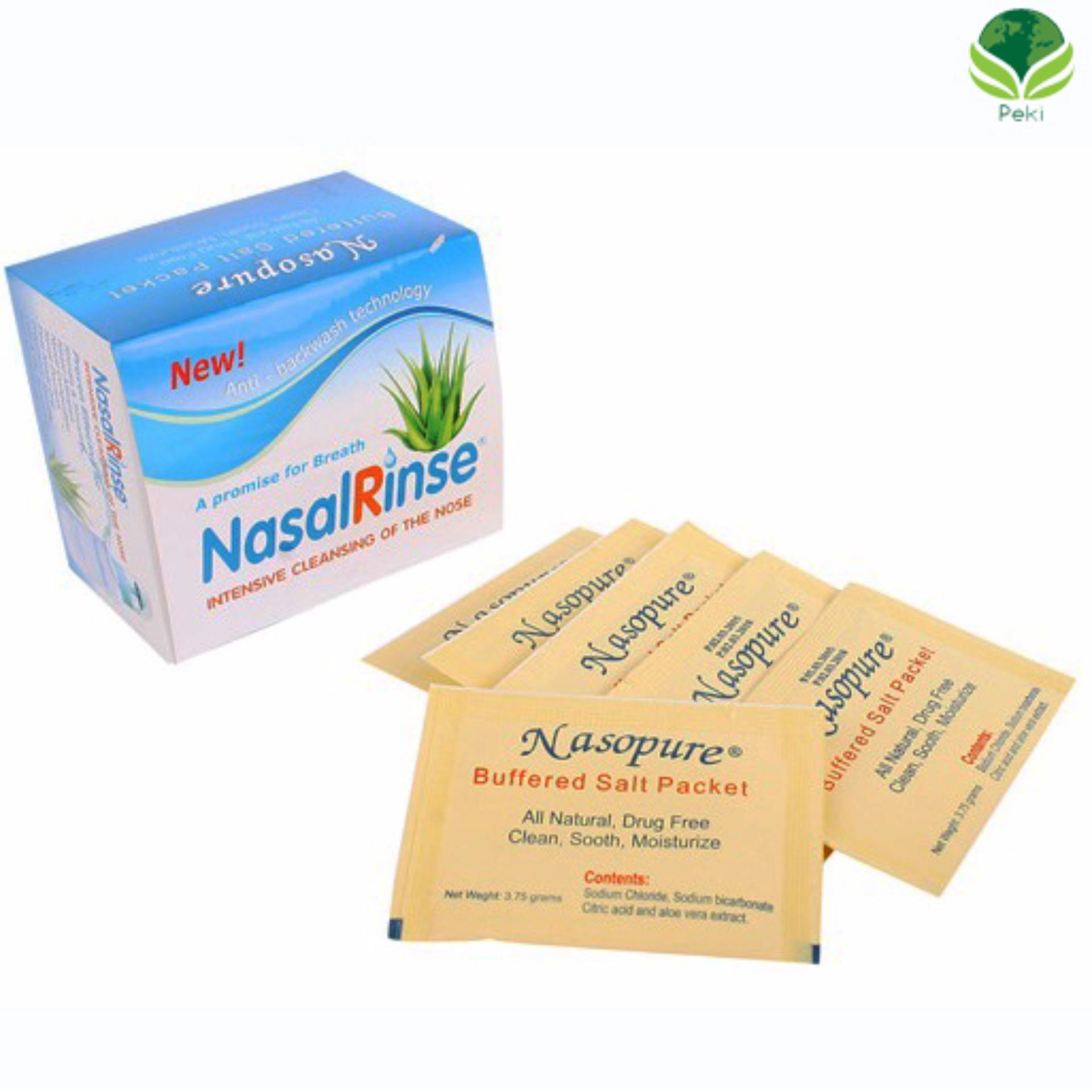 Combo 25 gói muối sinh lý Nasal Rinse kháng viêm