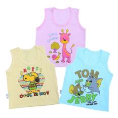 Bộ 3 Áo Ba Lỗ Màu Pastel ATL10 MihaBaby