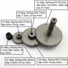 Bộ 4 bánh răng giảm tốc bằng thép dùng cho motor 775 chế xe điện, đồ chơi sáng tạo (DO129 TQ) – Luân Air Models