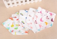 Bộ 5 khăn yếm tam giác 2 lớp