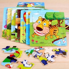 Bộ 5 Tranh Ghép Hình Bằng Gỗ Chủ Đề Động Vật Giúp Bé Phát Triển Tư Duy(Họa Tiết Ngẫu Nhiên)