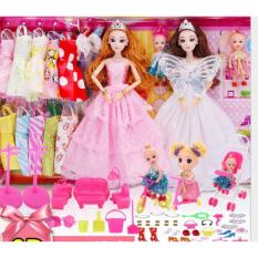 Đồ chơi trẻ em bộ búp bê barbie công chúa đồ chơi bé gái thay áo cưới với hộp quà tặng -AL