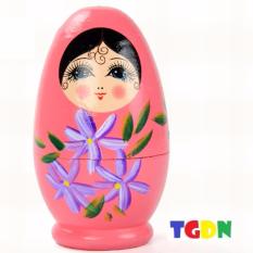 Bộ đồ chơi búp bê nga 5 món(Peach)
