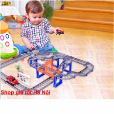 Bộ đồ chơi cao cấp lắp ráp đường ray cho ô tô ,xe lửa chạy phát triển trí thông minh cho bé.