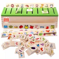 Bộ đồ chơi thả hình bằng gỗ theo chủ đề giúp bé phát triển khả năng quan sát