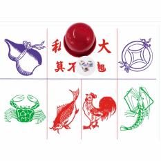 BỘ ĐỒ CHƠI XÚC XẮC BẦU CUA KÈM HỘP LẮC