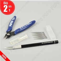 Bộ dụng cụ lắp ráp mô hình Gundam 2 in 1 (KÌM + DỤNG CỤ CẮT)