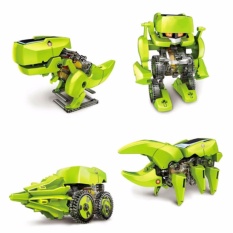 Bộ lắp ráp Năng lượng Mặt trời T4 Khủng long T-REX 4 in 1 Solar Robot Kit (sku 221)
