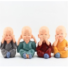 Bộ tượng Tứ Không với 4 sắc màu