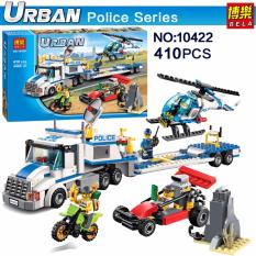 Bộ xếp hình City Police – Xe lưu động cảnh sát chở trực thăng giám sát