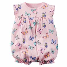 Vì sao mua Bodysuit áo liền quần in họa tiết đàn bướm sặc sỡ cho bé gái giá rẻ