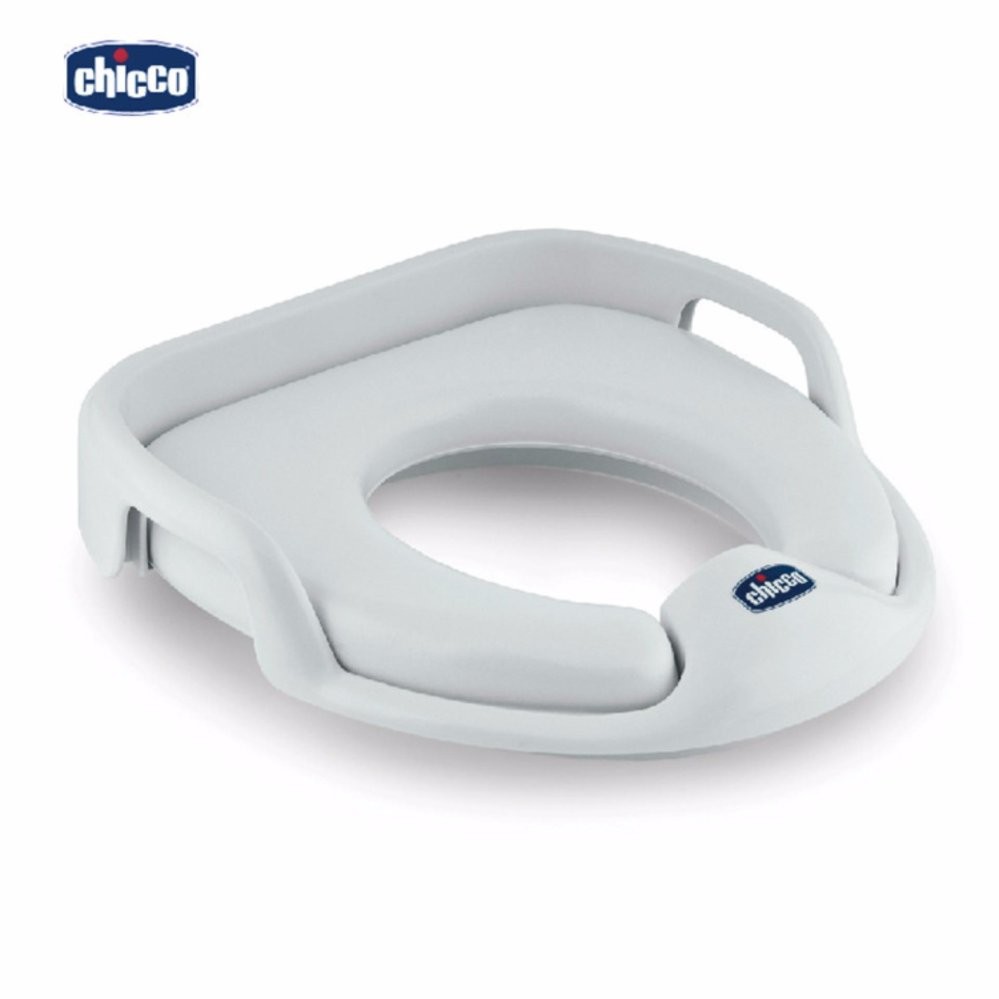 Bồn cầu thu nhỏ đặt trên toilet cho bé (Trắng - Có đệm)