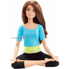 búp bê yoga made to move tóc nâu