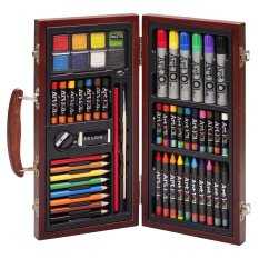 Bút màu hộp gỗ Colormate MS-55W